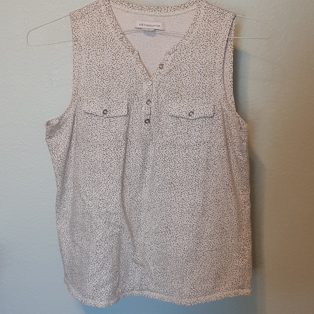 Multi-color dotted Sleeveless top